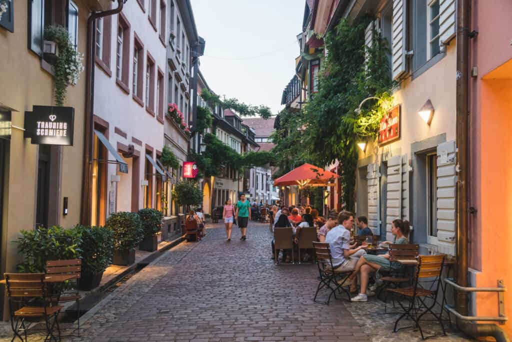 Early Evening Ambiance in Freiburg im Breisgau, Black Forest, on July 31st, 2020