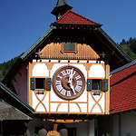 Giant Cuckoo Clock Attraction in Triberg, Black Forest, Germany