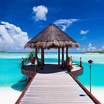 Luxurious overwater bungalows in Bora Bora, offering an exclusive retreat with direct ocean access